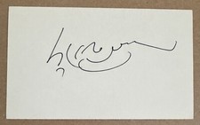 Dalai Lama Signed Autographed Index Card Rare Beckett Letter