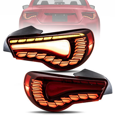 VLAND LED 2*Red Tail Lights For 12-20 Toyota 86 Subaru-BRZ 13-20 Rear Lamp pair