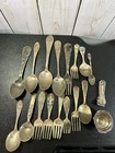 Sterling Silver Lot Antique Flatware Solid 925 Jewelry 11.1oz 315 gms Scrap Melt