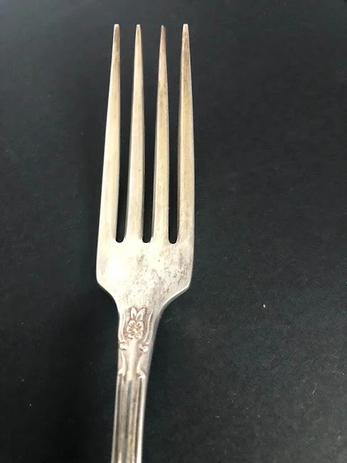 Wm. Tenedor de cena plato de plata A Rogers / Oneida Ltd VANESSA / FRANCESCA Foto 2 de 4
