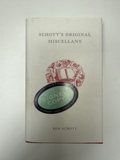 Schott's Original Miscellany by Ben Schott - Signed Hardcover , Rare 