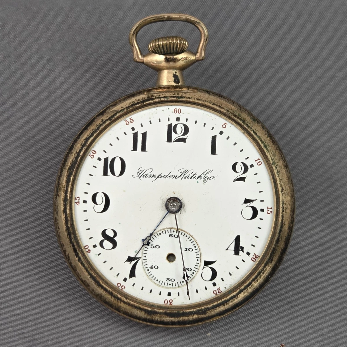 Hampden Pocket Watch Pocket Watches with Vintage for sale | eBay
