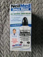 NeilMed Sinus Rinse 1 Squeeze Bottle 8 OZ + 1 Packet Exp 07/2028 SEALED NEW