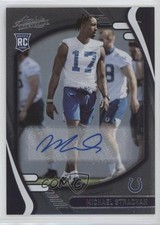 2021 Panini Absolute Rookies Signatures Mike Strachan Michael #188 Auto 08dw