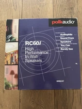 Polk Audio RC60i 6.5 2-Way In-Ceiling Speakers High Performance Pair White