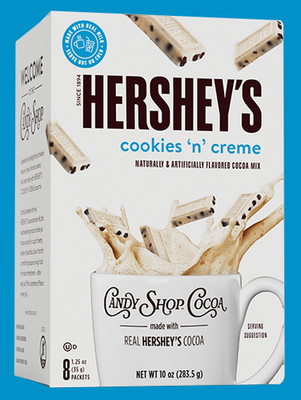 Hershey's Cookies 'n' Creme Cocoa Mix - Hot or Cold - 1.25 Oz Packet (8 Count)