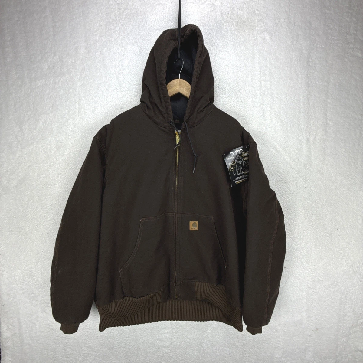 Carhartt アクティブジャケット J130 BLK sand stone J130-BLK Carhartt Sandstone Insulated Work Jacket, Black