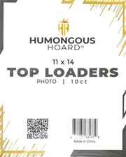10 Humongous Hoard Photo Top Loaders 11x14 Display  Storage Clear Holders NEW