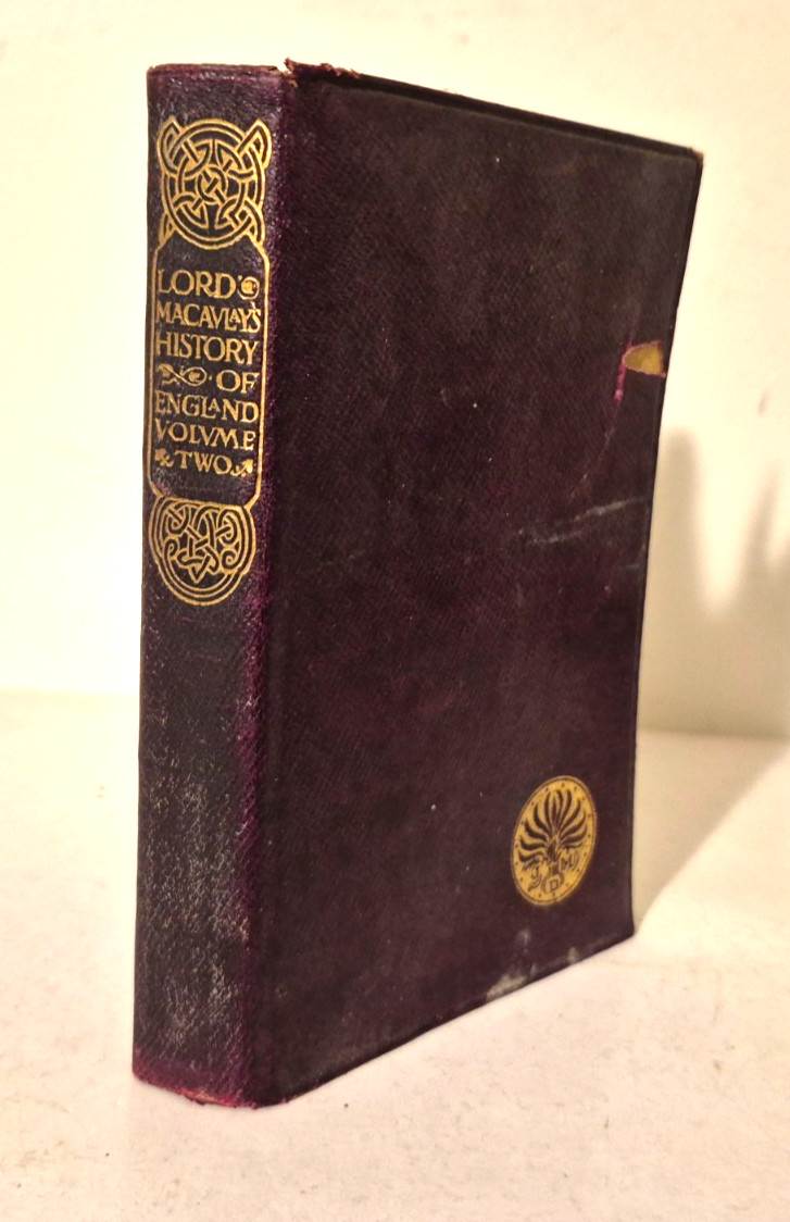 HISTORY OF ENGLAND, Macaulay, Volume II, Flexible Leather