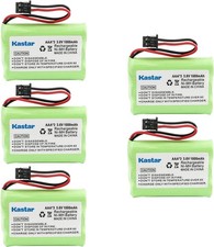 Kastar 5-Pack AAAX3 3.6V MSM 1000mAh Ni-MH Rechargeable Battery for 5-PACK