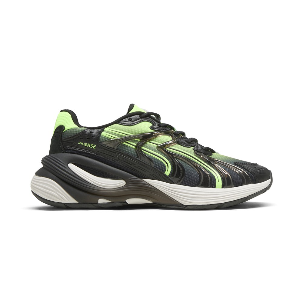 PUMA Inverse Mutant Lace Up  Mens Black, Green Sneakers Casual Shoes 40175301
