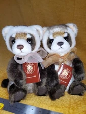 Charlie Bears Hide & Seek LOT! Meerkat Ferret Weasel Plushie Stuffed Animal NWT