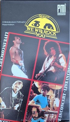 (VHS Musica) QUEEN - WE WILL ROCK YOU LIVE IN CONCERT (1982) PMI MVA 9913423