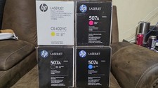 HP 507A Toner Cartridge Set Color LaserJet CE400A CE401A CE402A CE403A  3849 