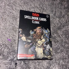 Dungeons & Dragons Spellbook Cards Cleric D&D Accessory new sealed 