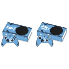 MAN CITY FC 24/25 PLAYERS KIT VINYL SKIN FOR XBOX SERIES S CONSOLE  CONTROLLER