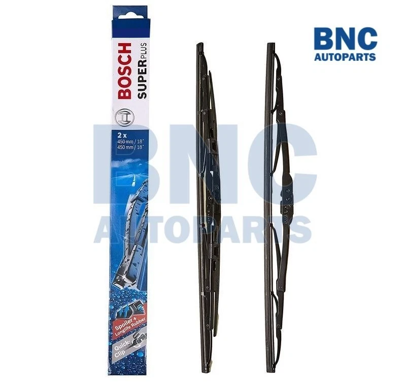 Juego de cuchillas limpiaparabrisas delantero Bosch Superplus para Lancia Beta - 1973-1986 Foto 2 de 3