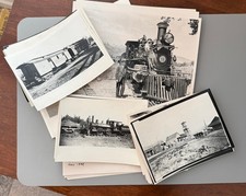 LOT 87 VIRGINIA & TRUCKEE RAILROAD PHOTOGRAPHS & PRINTS MANY FROM DUNSCOMB