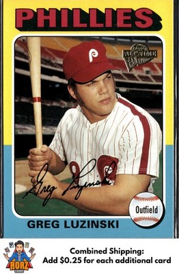 2003 Topps All-Time Fan Favorites #142 Greg Luzinski Philadelphia Phillies
