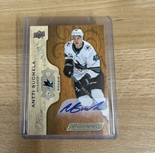 2018-19 Upper Deck Engrained Rookies Auto Antti Suomela #87 Rookie Auto RC