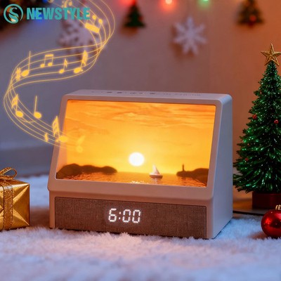 SunGlow Wake-Up Lamp Sunrise Light & Soothing Sleep Sounds
