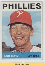 1964 Topps Don Hoak #254 READ 0j2