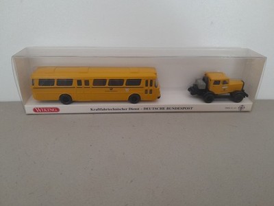 WIKING PMS 81-41 Kraftfahrtechnischer Dienst-DBP Hanomag ST 100/Büssing 1:87/H0