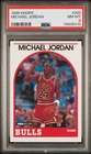 MICHAEL JORDAN PSA 8 1989 HOOPS #200 NBA BASKETBALL CARD BULLS PSA 8 NM-MT HOF
