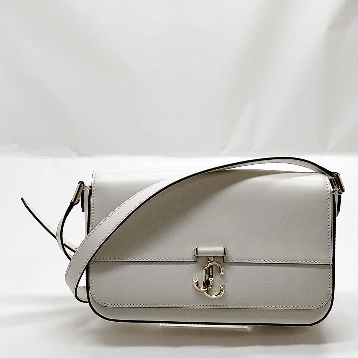 極美品 クレージュ ブルゾン ロゴ アイボリー 40 JIMMY CHOO Crossbody bag White Leather 4738593 | eBay