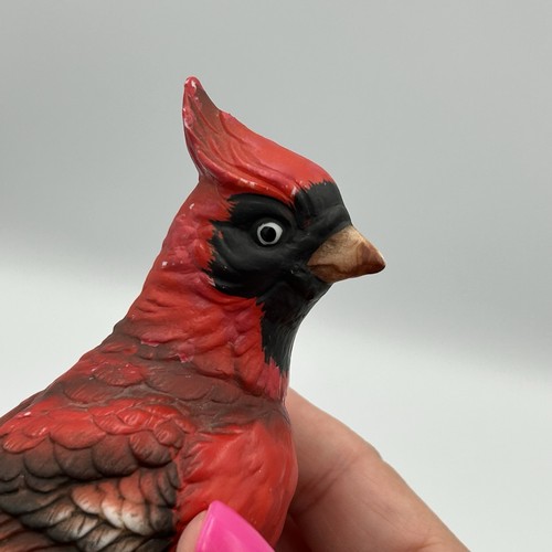 Vintage Lefton Japan CARDINAL Porcelain Figurine KW1284 - Picture 8 of 11