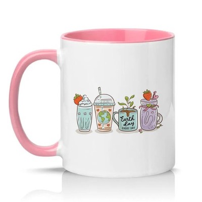 Earth Day Every Day Unisex 11 Unzen Keramiktasse umweltfreundlich...