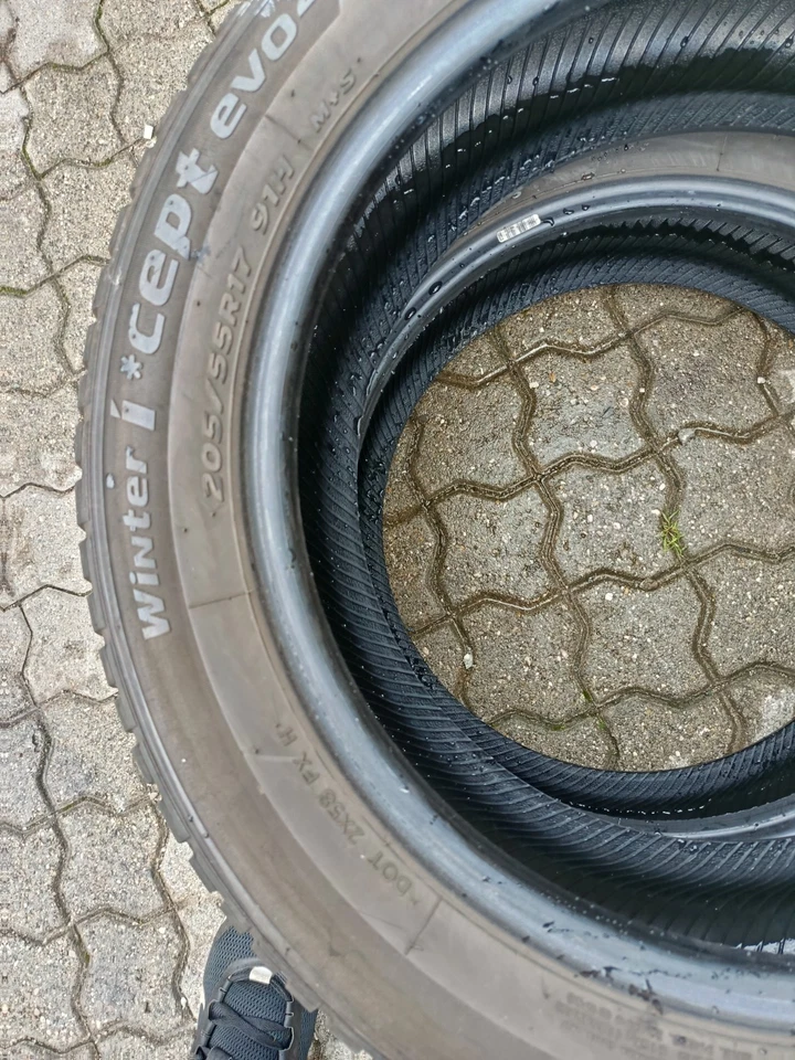 2x 205/55R17 91H Winterreifen Hankook Winter I*Cept Evo 2 MO 4,5mm DOT 2520 - Bild 4 von 4