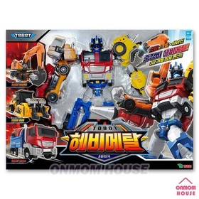 Tobot Heavy Metal 3-in-1 Combine Robot Heavy Equipment Korean Toy