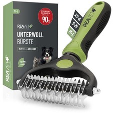 REAVET Unterwollbürste Hunde, Katzen für La...