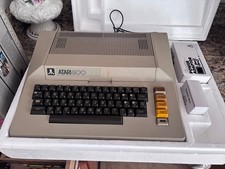 Atari 800 Home Computer 48K RAM In Original Box w/ Styro  RF Switch   Untested