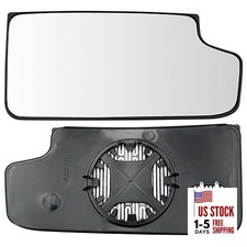 Silverado Passenger Side Lower Mirror Glass Compatible with 2014-2017 Chevy
