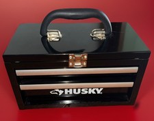 Husky Mini New Black 2 Drawer Steel Tool Box ...