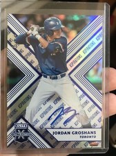 Jordan Groshans 2018 panini Elite autograph blue 23/25