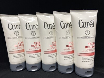 5 curel ultra healing 6oz scuffed bottle
