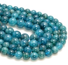 Apatite Gemstone Green Blue Grade AAA Round 8mm 6mm Loose Beads A264 