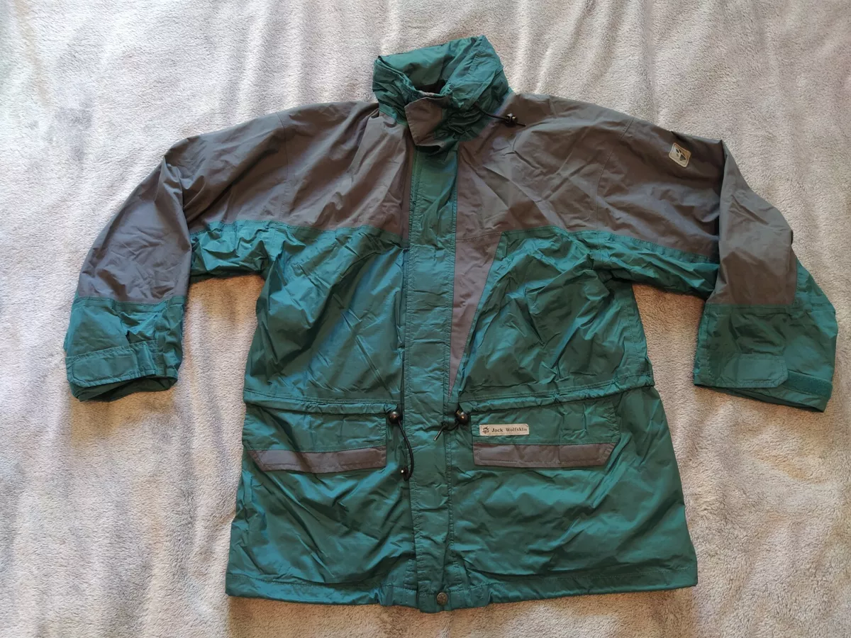 Peru Maak het zwaar Executie Jack Wolfskin outdoor vintage jacket waterproof size L | eBay