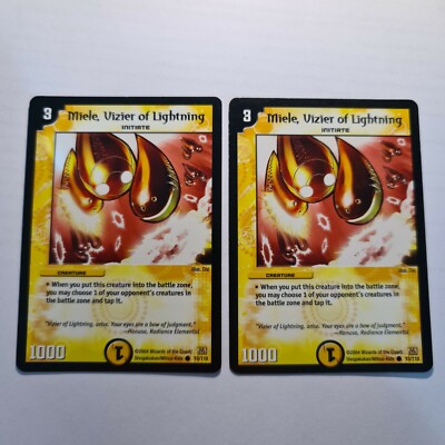 MIELE, VIZIER OF LIGHTNING (×2)○DUEL MASTERS○TCG Common | LP