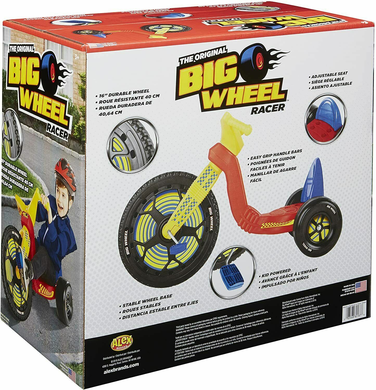 the original big wheel spin out racer with handbrake