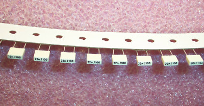 QTY (100) .022uf 100V 5% METALLIZED BOX FILM CAPACITORS R85EC2220J