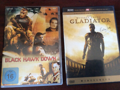 Ridley Scott [2 DVD]  Gladiator - Collector's Edition + Black Hawk Down