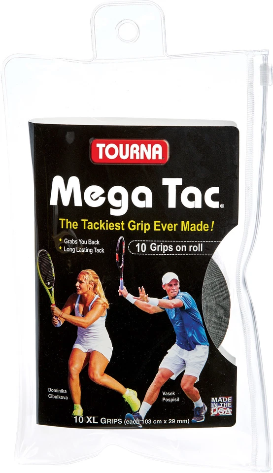 Tourna Mega Tac XL 10er Pack schwarz Overgrip