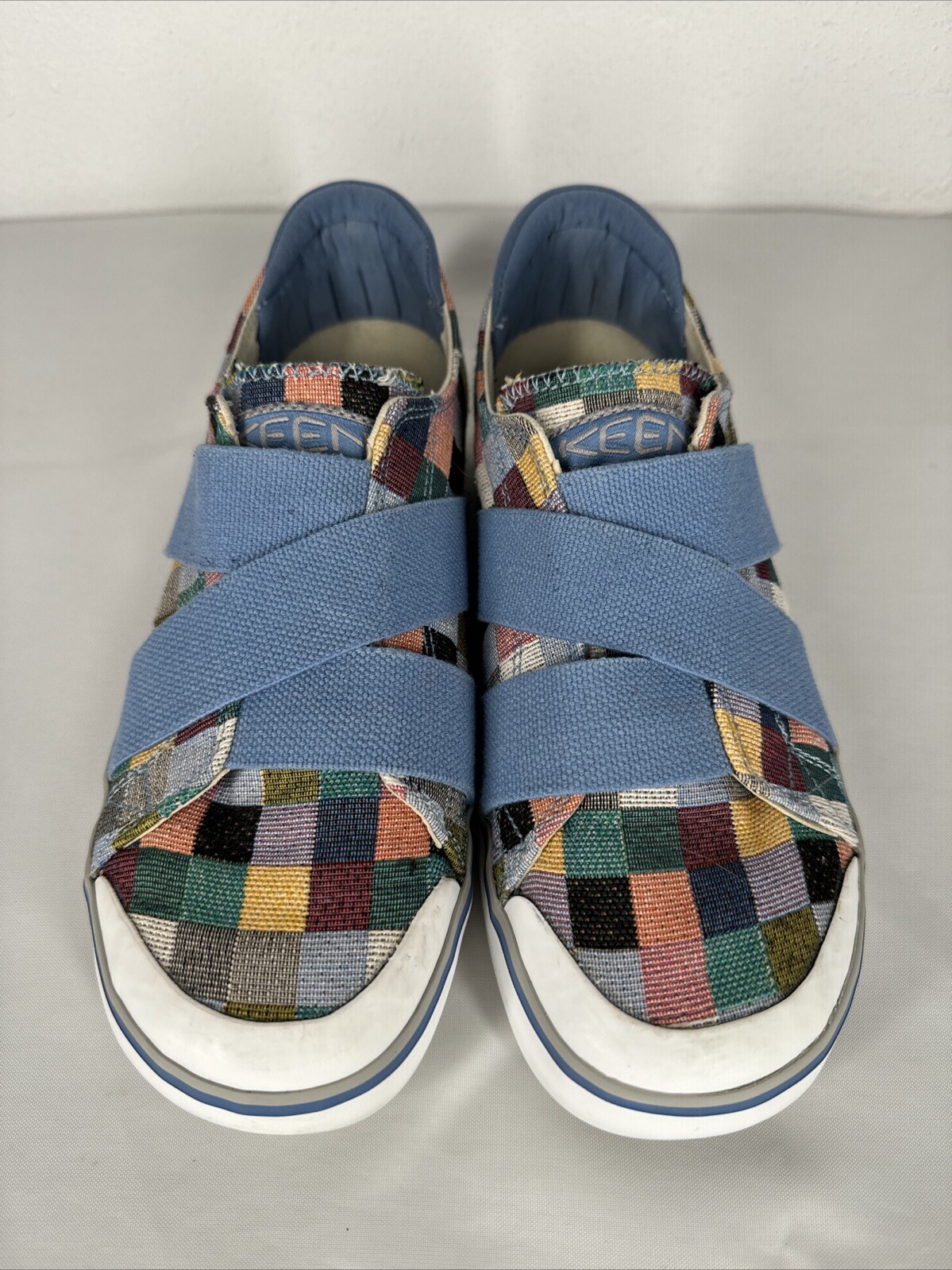 Scarpa sneaker Keen Gore Cross a scacchiera patchwork da donna taglia 8