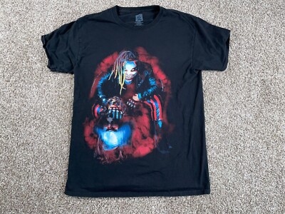 WWE Bray Wyatt The Fiend T-Shirt Adult Medium Black Big Graphic 2019 Wrestling