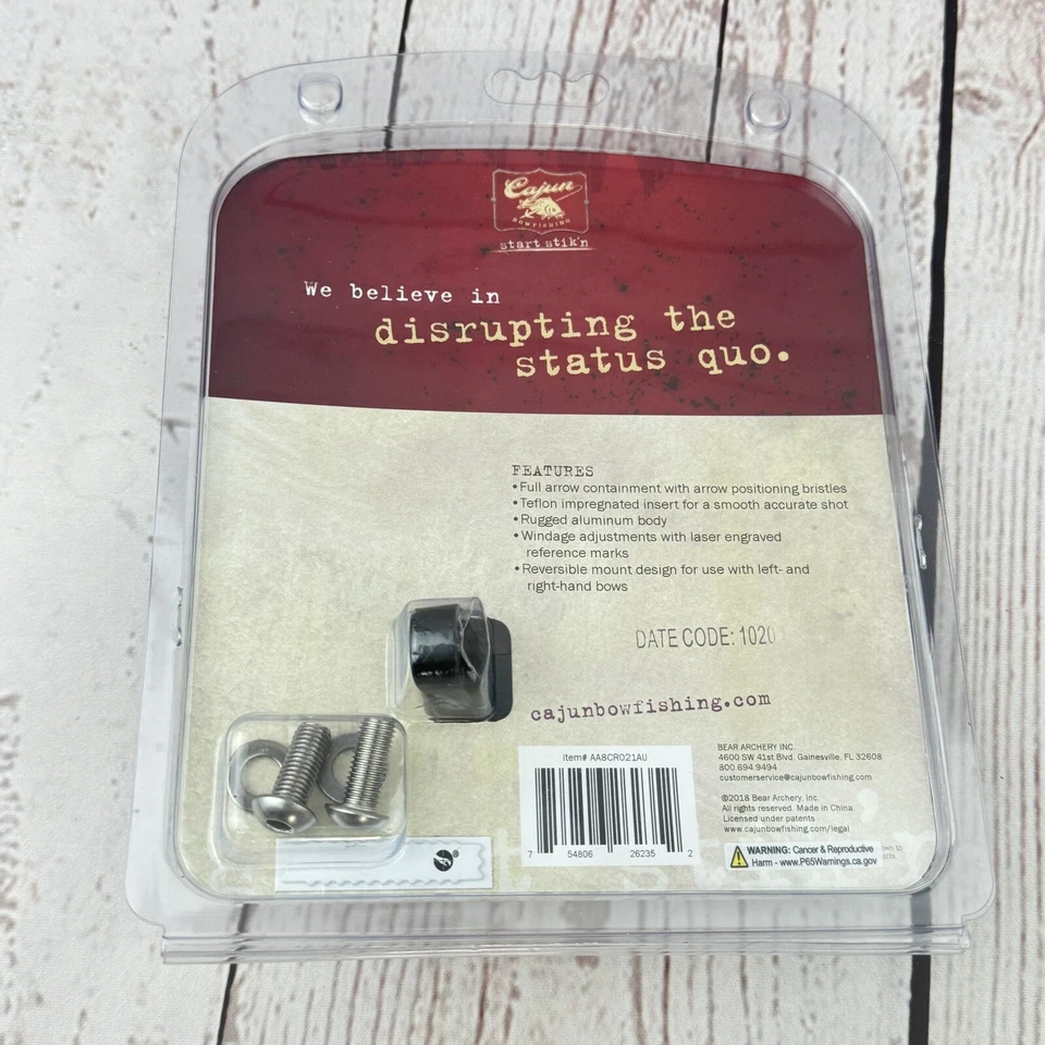 Bear Archery AA8CR021AU Apocalypse Red Brush Fire Arrow Rest for Bows New - Image 2 of 4