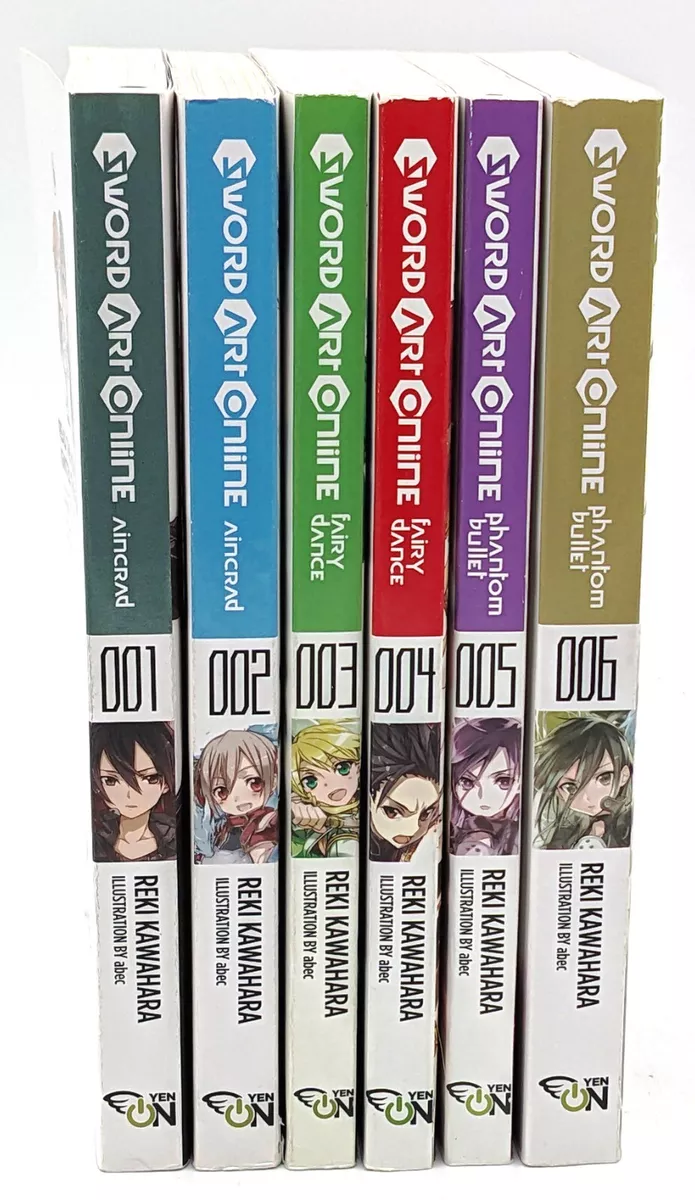 Sword Art Online LIGHT NOVELS 1-6 TP